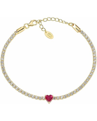 Amen Damen Armband Silber 925 Rosé Kreuz Zirkonia - BT21CUGRBZ16
