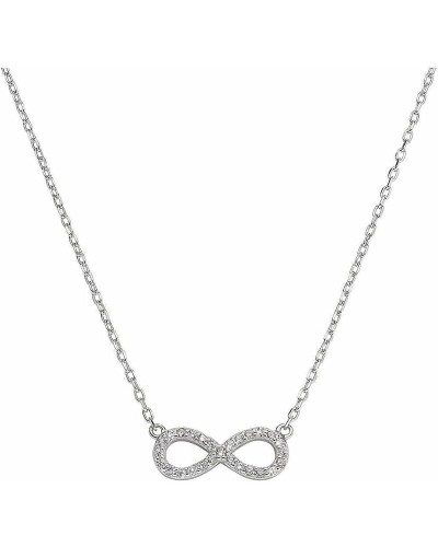 Amen Collier Femme CLINBBZ Argent 925 Zirconiums - Bijou Élégant
