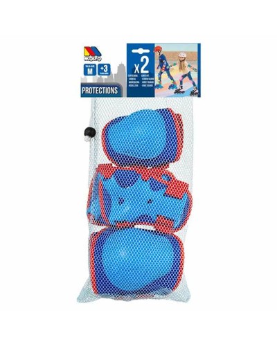 Moltó Gelenkschützer Blau - 6er Set Größe M - Rutschfest
