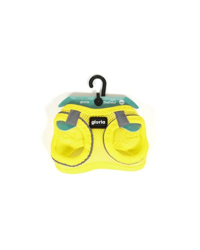 Harnais pour Chien Gloria Trek Star, Taille M, 32,8-35,4 cm x 45-47 cm, Jaune
