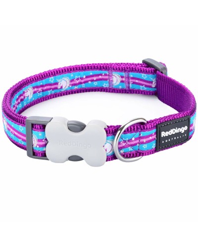 Collier pour Chien Red Dingo Licorne, Taille Réglable (24-37 cm)
