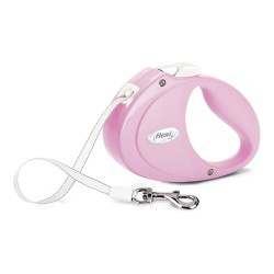 Laisse Rétractable Rose Flexi Puppy de 2 m : Sécurité et Liberté pour Votre Chiot
