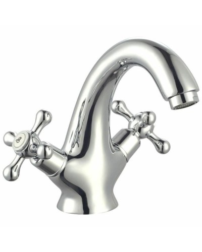 Rousseau Beverley Zweigriffarmatur | Edelstahl | Mischbatterie Bad Küche
