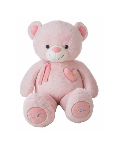 Knuffel Valentin Roze Beer 140 cm
