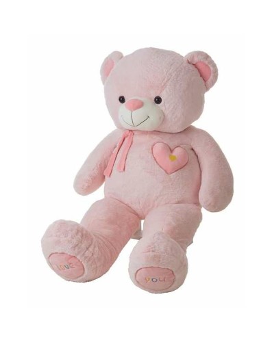 Plüsch Bär Rosa Valentin 55cm - Weicher, kuscheliger Teddybär
