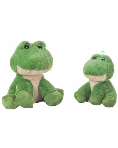 Green Frog Plush Toy 26cm - Soft Stuffed Animal for Children
