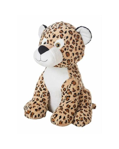Jon Peluche Leopardo Marrone 80cm - Morbido e Coccole - Perfetto Regalo 
