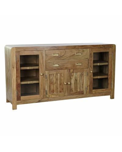 DKD Home Decor Sideboard aus Akazie Natur | 150 x 40 x 81 cm
