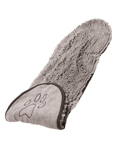 Serviette super absorbante Dog Gone Smart Shammy Medium, 33 x 79 cm, Gris
