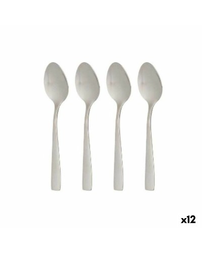 Silver Grain Chic Spoon - Stainless Steel 12 Units - 2.7 x 13.5 x 0.3 cm
