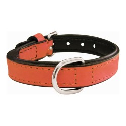 Collier Matelassé Gloria pour Chiens, Corail (35 cm x 1,5 cm)
