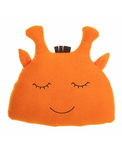 Coussin Girafe Orange 35x34 cm - Décoratif pour Enfants
