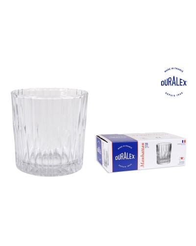 Verres Duralex Iconic, Lot de 6, Transparent, 310 ml, Résistants aux Chocs
