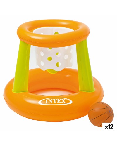 Intex Panier de Basket Gonflable 67cm - Jeu Piscine/Mer - 12 Unités
