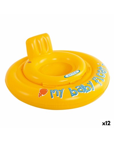 Intex Bouée Gonflable Enfant Jaune 70cm - Brassard de Natation Sécurisé (12 pièces)
