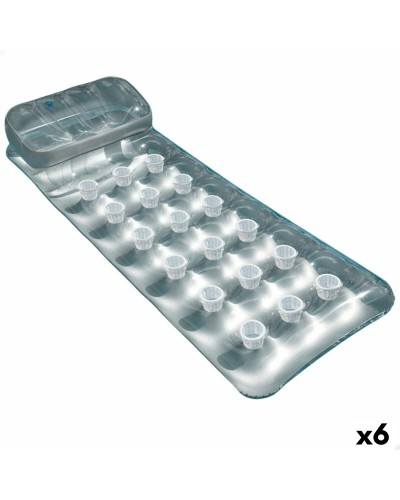 Intex Colchoneta Hinchable Plateada 188x71cm - Relax Piscina/Mar (6uds)
