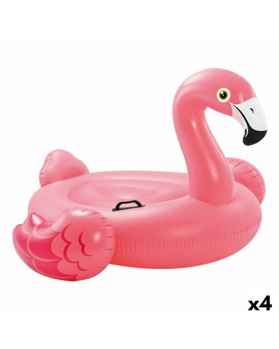 Intex Flamant Rose Gonflable - 147x94x14 cm (4 Unités) - Piscine & Mer
