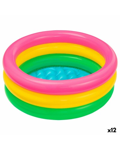 Intex Sunset Glow Piscina Gonfiabile Bambini - 61cm Anelli Colorati 28L
