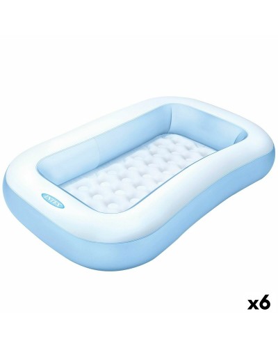 Intex Piscine Gonflable pour Enfants Rectangulaire Bleue 166x100cm - 90L
