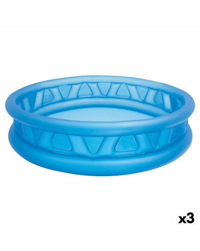 Uppblåsbar plaskpool för barn Intex Blå Rund 790 L 188 x 46 x 188 cm (3 antal)