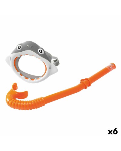 Intex Snorkeling Goggles Kids Shark - Set of 6 - Safe Diving
