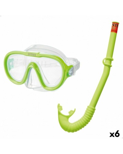 Snorkel och cyklop Intex Adventurer Grön