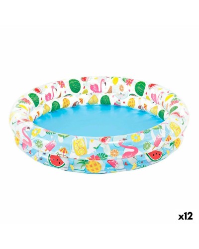 Opblaasbaar Kinderzwembad Intex Tropisch Ringen 150 l 122 x 25 cm (12 Stuks)