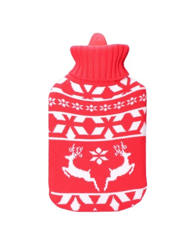 Warmwaterkruik EDM Rojo/Blanco 2 L