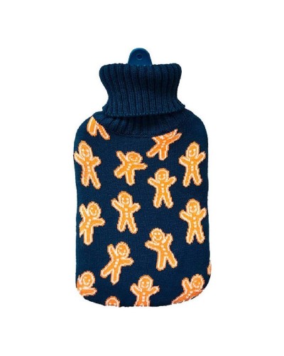 Borsa Acqua Calda EDM 2L Nero Lana - Termica Invernale
