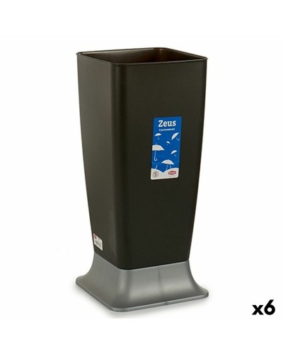 Paraplyställ Stefanplast Zeus Antracitgrå Plast 25 x 55 x 25 cm (6 antal)
