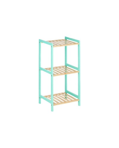Badrumshyllor 35 x 30 x 70 cm Naturell Mint Bambu furuträ