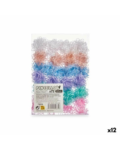 Silmukat Monivärinen PVC 5,8 cm (12 osaa)