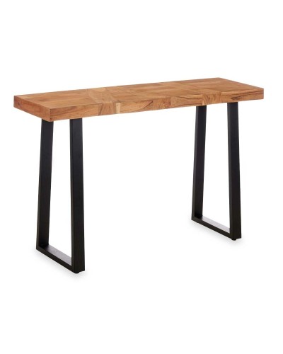 Mottagare Trama 110 x 35 x 77 cm Brun Svart Akaciaträ