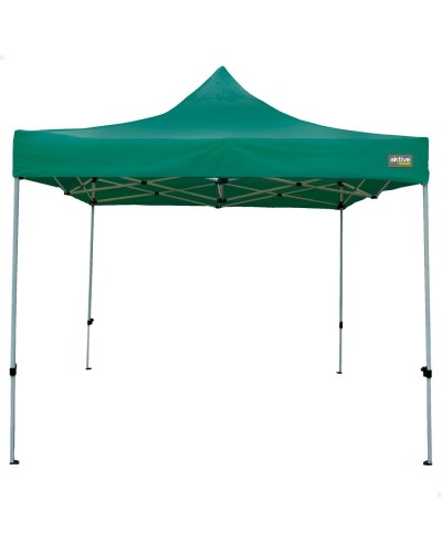 Verstellbarer Pavillon Aktive: Faltbares Zelt aus Stahl und Polyester, grün, 300x320x300 cm
