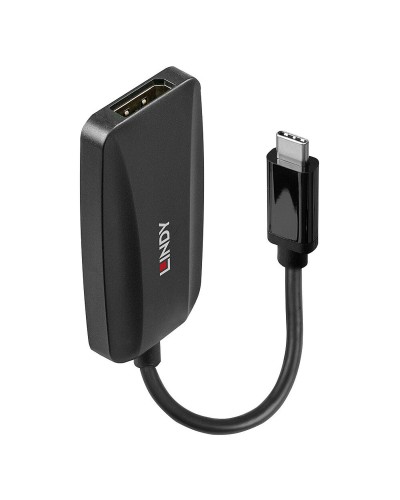 USB C till DisplayPort Adapter LINDY 43337 Svart