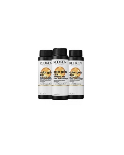 Redken Color Gel Oils 8.01 Biondo Chiaro Cenere - Tintura Permanente (3x60ml)
