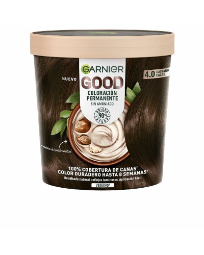 Permanente Kleur Garnier Good Cocoa Bruin Nº 4.0 (1 Stuks)