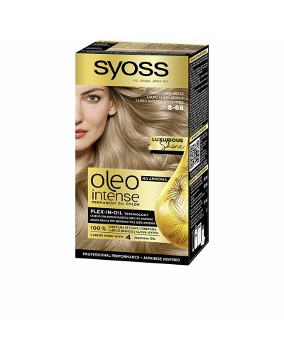 Pysyvä väriaine Syoss Oleo Intense Ammoniakkivapaa Nº 8-68 Light Blonde