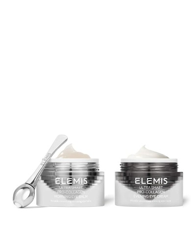 Unisex Cosmetic Set Elemis Ultra Smart Collagen Evening Eye Cream Duo 2 Pieces