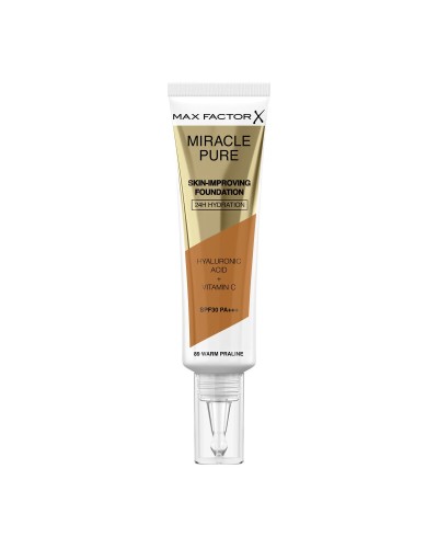 Crème Make-up Basis Max Factor Miracle Pure Nº 89 Warm praline Spf 30 30 ml