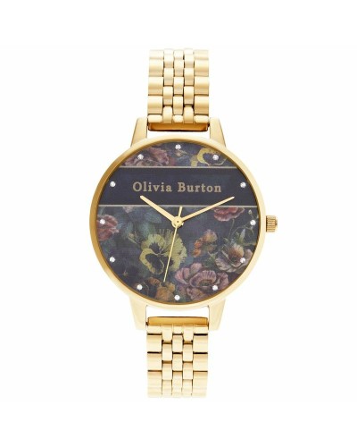 Olivia Burton Damenuhr Vintage Blume Ø34mm - Eleganter Stil
