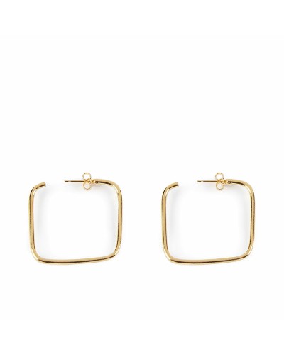 Shabama Moore Orecchini Donna Ottone Oro 3cm - Eleganti e Raffinati
