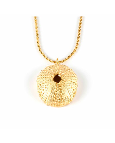 Shabama Collana Donna Trenc Top Ottone Oro 45cm - Elegante Gioiello
