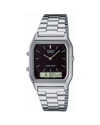Casio Montre Unisexe Noir Argenté Digitale Vintage - Style et Fonctionnalité
