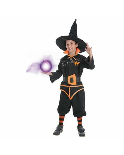 Wizard Costume for Kids 5 Pieces - Cape, Hat, Wand, and Accessories
