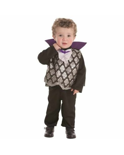 Costume Neonato Vampiro Argentato 3 Pezzi - Halloween Festa Cosplay
