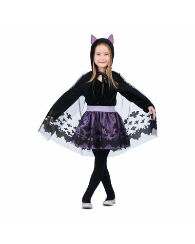 My Other Me Fledermaus Kostüm Lila Mädchen - 3-teilig (Halloween, Party)
