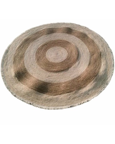 DKD Home Decor Boho Rug in Natural Beige 200x200cm
