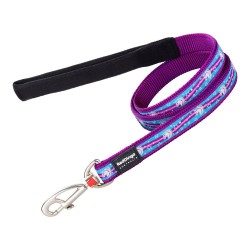 Guinzaglio per cani Red Dingo in viola | Resistente | 1,2 x 120 cm