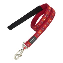 Correa Doble Red Dingo Roja para Perros (2 x 120 cm)
